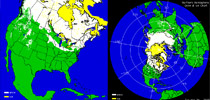 US and Northern Hemisphere Snow Cover