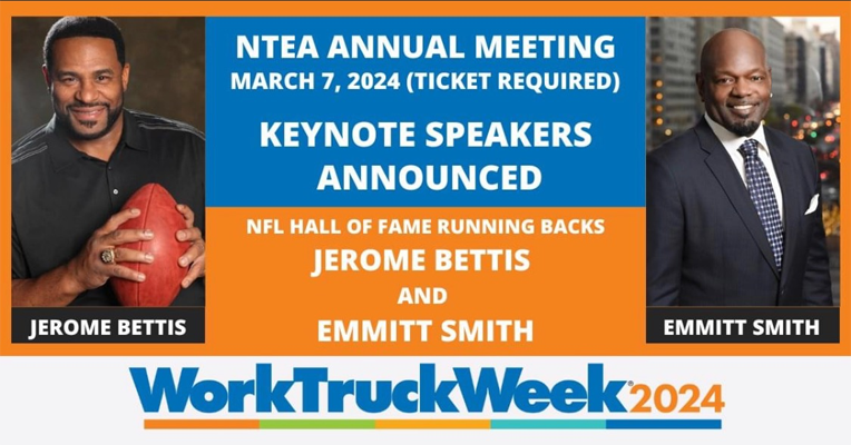 NTEA Annual Meeting with Jerome Bettis and Emmit Smith